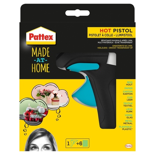 [836285] Pistolet à colle Pattex Hobby kit starter