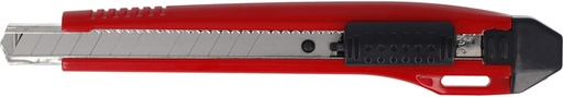 [337141] Cutter Westcott Premium 9mm bouton sur glissière rouge
