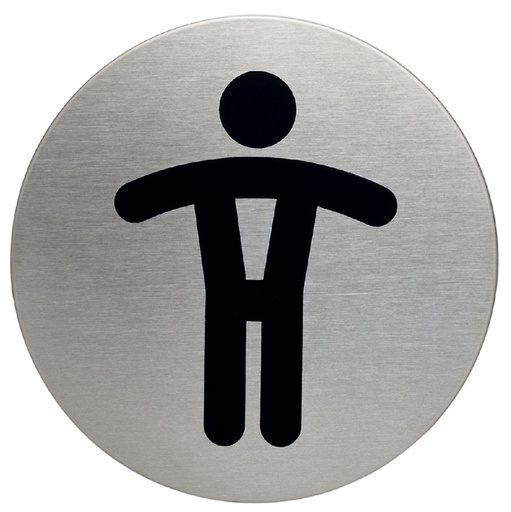 [921353] Infobord pictogram Durable 4905 wc heren rond 83mm