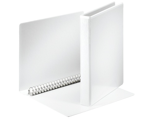 [265755] Classeur panorama Esselte Essentials A4 23 anneaux méc-O 20mm blanc