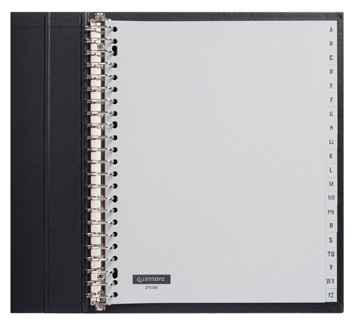 [270386] Intercalaires Quantore A4 23 perforations 20 onglets A-Z  Extra large gris