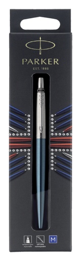 [600846] Stylo bille Parker Jotter Waterloo Blue CT Medium