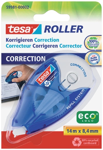 [416549] Correctietape tesa® ecoLogo® 8,4mmx14m navulbaar op blister