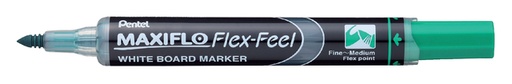 [630664] Whiteboardmarker Pentel MWL5SBF Maxiflo rond 1.5-4.5mm groen