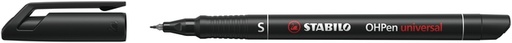 [922601] Feutre rétroprojecteur STABILO OHpen permanent 841/46 ogive 0.4mm noir