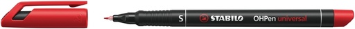 [922602] Feutre rétroprojecteur STABILO OHpen permanent 841/40 ogive Super Fin rouge