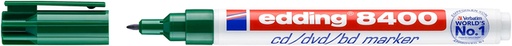 [631054] Feutre CD edding 8400 pointe ogive 0,5-1mm vert
