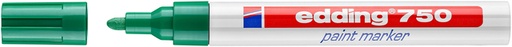 [630434] Viltstift edding 750 lakmarker rond 2-4mm groen