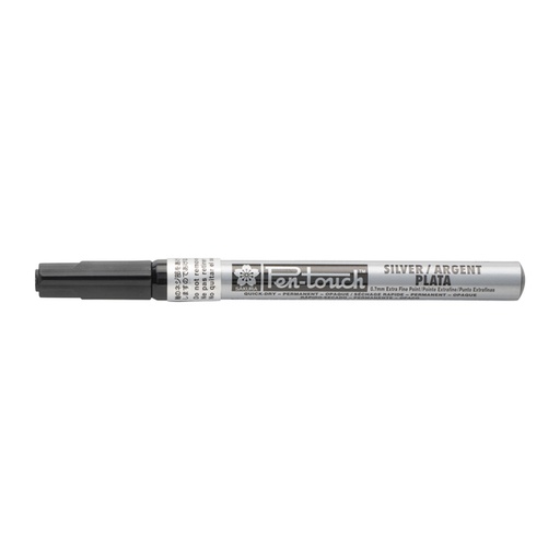 [630397] Feutre Sakura Pen Touch Extra Fin 1-2mm argent