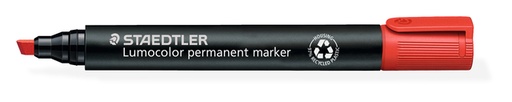 [631372] Marqueur Staedtler Lumocolor 350 permanent biseau 2-5mm rouge