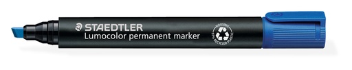 [631373] Marqueur Staedtler Lumocolor 350 biseau 2-5mm permanent bleu
