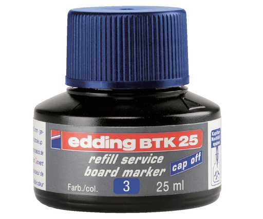 [630943] Encre marqueur edding BTK25 pour tableau blanc bleu