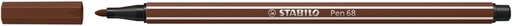 [633187] Feutre STABILO Pen 68/45 Medium marron