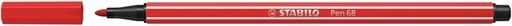 [633192] Feutre STABILO Pen 68/48 Medium rouge carmin