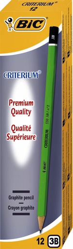 [640363] Crayon BIC Criterium 550 hexagonal 3B