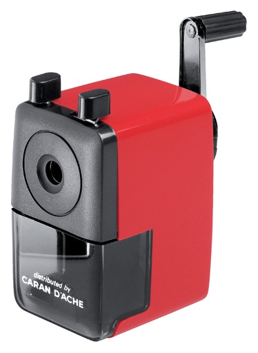 [340229] Taille-crayon Caran d’Ache plastique rouge