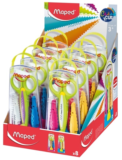 [337041] Ciseaux Maped Crea Cut avec 5 lames interchangeables
