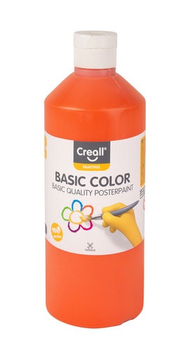[142286] Plakkaatverf Creall basic oranje 500ml