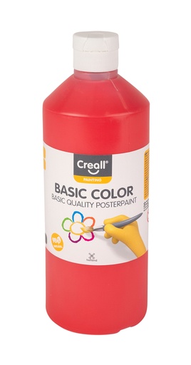 [142287] Plakkaatverf Creall Basic lichtrood 500ml