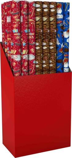 [960778] Papier cadeau Design Group Saint-Nicolas 300x100cm assorti