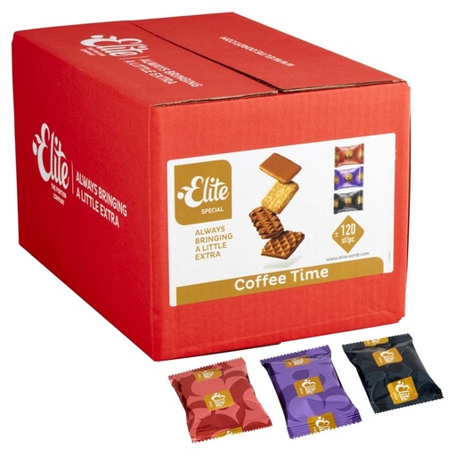[890318] Biscuits Elite Special Coffee Time assorti 120 pièces