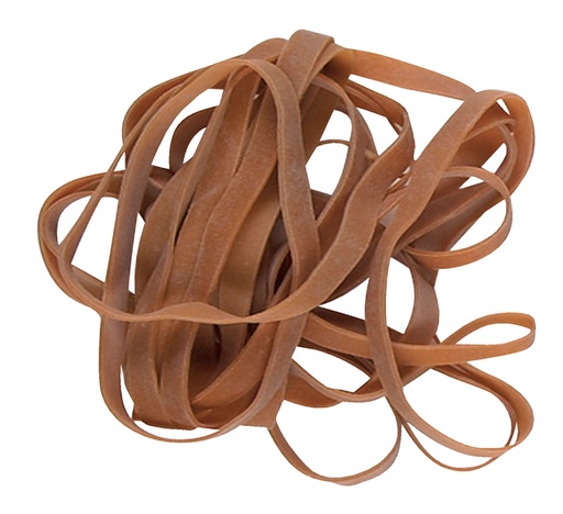 [832231] Elastique Standard 36 Rubber Bands 120x2,5mm 500g brun 670 pièces