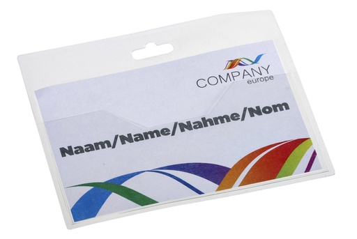 [921982] Badge - pashouder Europel open 90x60mm