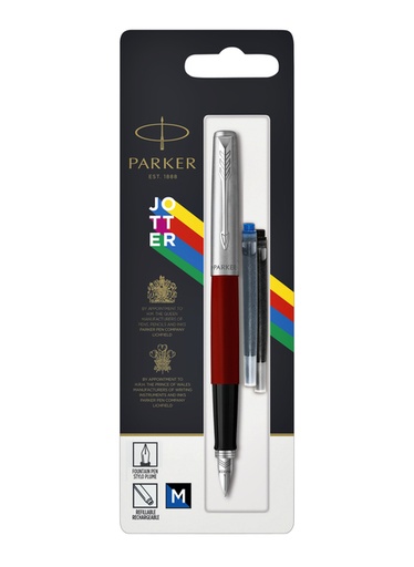 [609362] Stylo Plume Parker Jotter Original CT M rouge blister