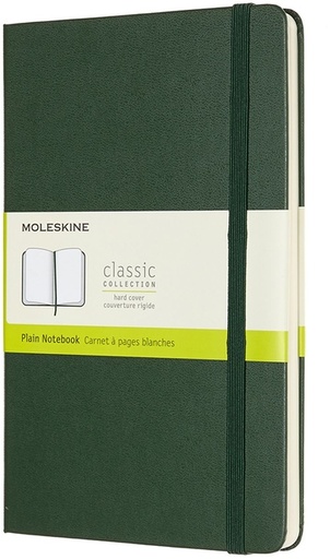 [011635] Carnet de notes Moleskine XL 130x210mm ligné vert myrte