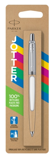 [609350] Stylo bille Parker Jotter Original White CT Medium