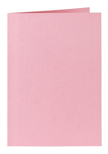 [177063] Carte de correpondance Papicolor double 105x148mm rose bébé