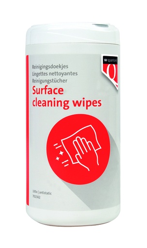 [701562] Lingette nettoyante Quantore distributeur 100 lingettes universelles