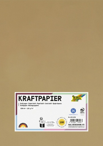 [1000294] Papier kraft Folia DIN A4 120g