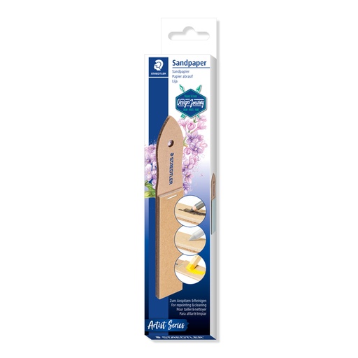 [1387689] Sandpaper Staedtler voor potloden blister 12 vel