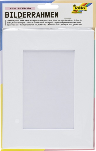 [1388938] Cadre photo Folia 166x216mm carton blanc
