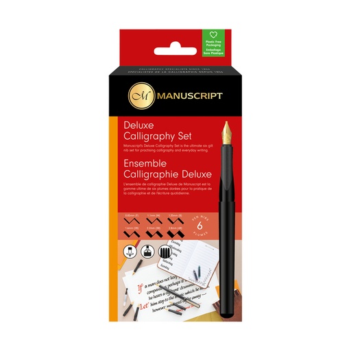 [1387957] Stylo calligraphie Manuscript MC1155 de luxe 6 pièces