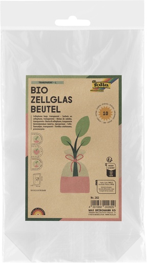 [1398437] Cellofaanzak Folia 145x235mm 10 stuks transparant