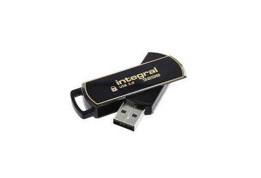 [1402308] Clé USB 3.0 Integral Secure 360 USB-A 32Go noir