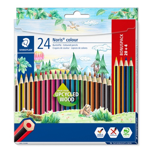 [1405330] Crayon de couleur Staedtler Noris set 20+ 4 couleurs