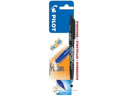 [1398959] Rollerpen PILOT friXion medium zwart blister à 1 stuk