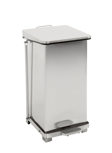 [1405194] Poubelle à pédale industrielle Vepa Bins 45L Inox mat