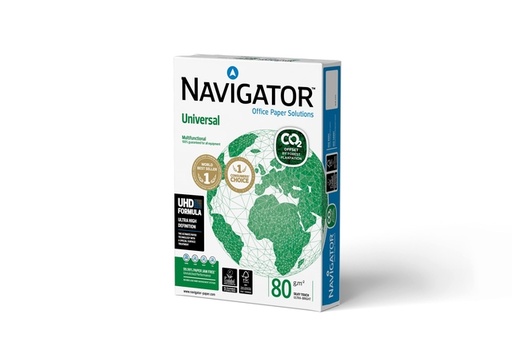 [1405276] Papier copieur Navigator Universal CO2 A4 80g blanc 500 feuilles