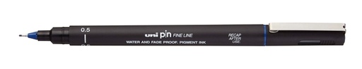 [1421112] Fineliner Uni-ball Pin 0,5mm bleu