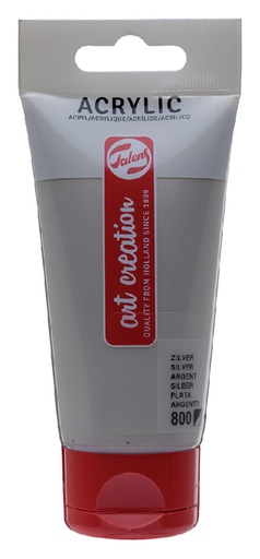 [784868] Peinture acrylique Talens Art Creation 800 Argent tube 75ml