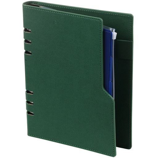 [1430665] Organiseur Kalpa Clipbook A4 inclusif agenda 2025-2026 7 jours/2 pages vert