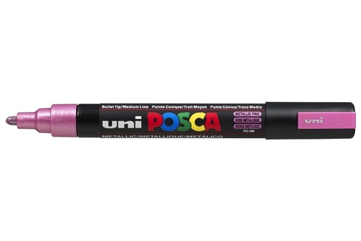 [1433767] Verfstift Posca PC5M medium metallic roze