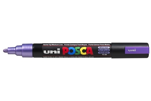 [1433838] Paintmarker Uni POSCA PC5M medium metallic paars