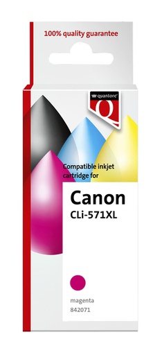 [842071] Cartouche d’encre Quantore alternative pour Canon CLI-571XL rouge