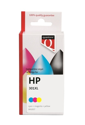 [841057] Cartouche d’encre Quantore alternative pour HP CH564EE 301XL couleur HC