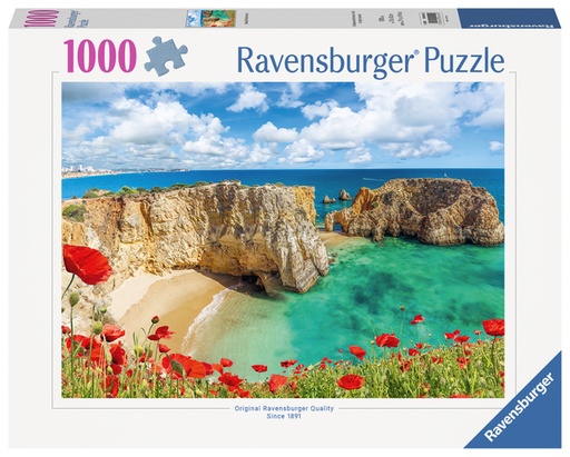 [1422566] Puzzel Ravensburger Klaprozen in de Algarve 1000 stukjes